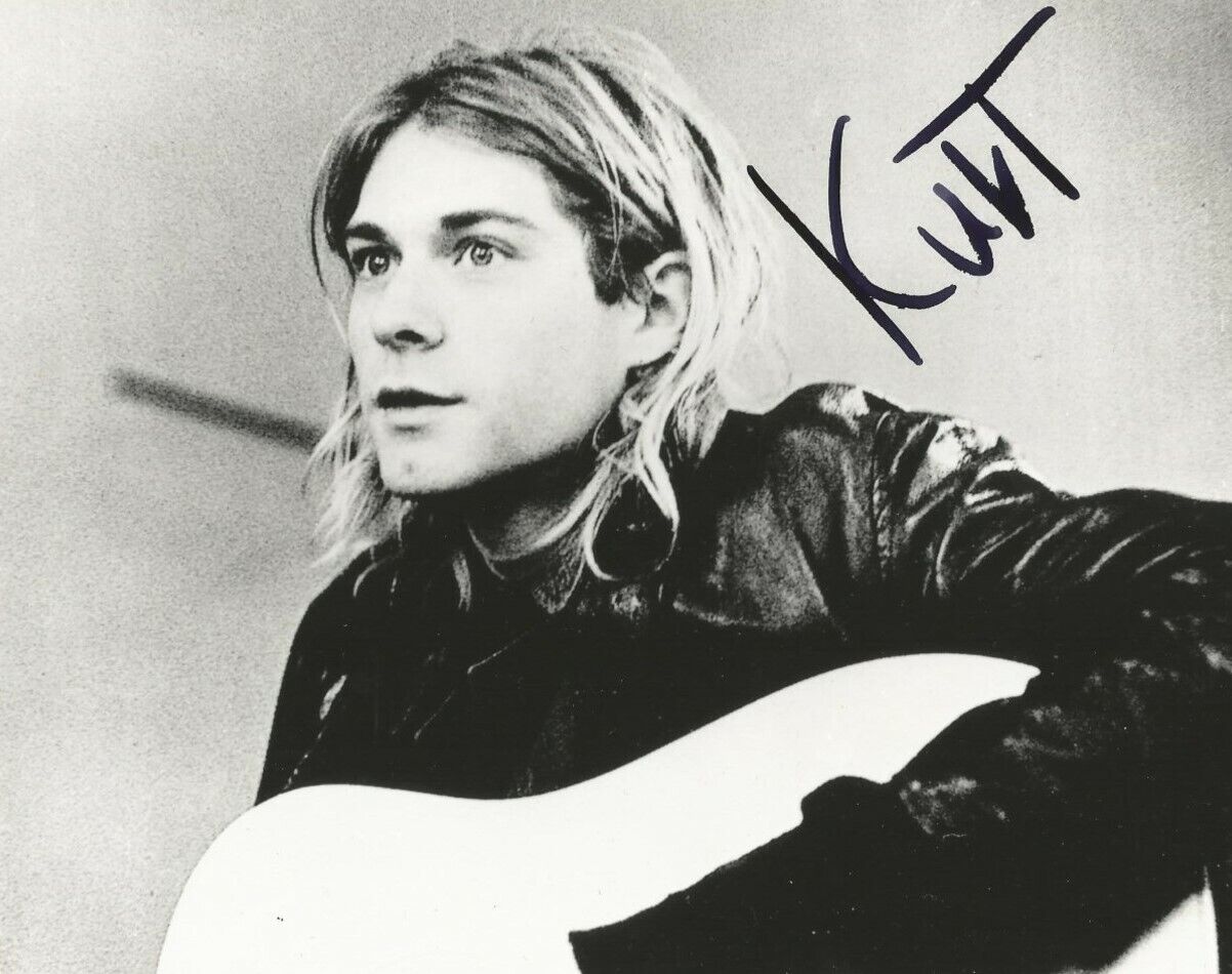 KURT COBAIN - NIRVANA Signed Photo Poster paintinggraph - Rock Band Singer - reprint