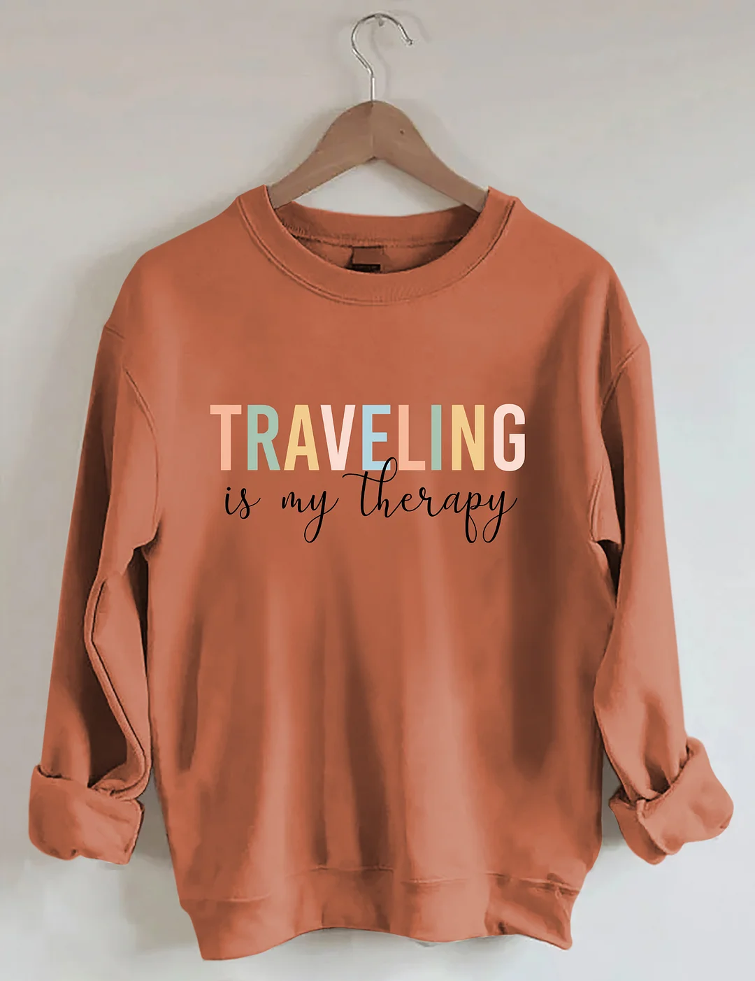 Travel Is My Therapy Sweatshirt