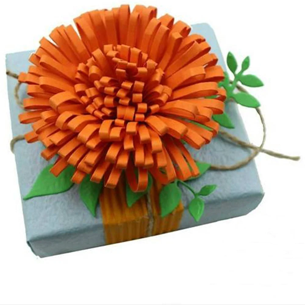 3D Stripes Flower Craft Dies Metal Cutting Dies Stencil for DIY Scrapbooking Photo album Paper Card Making Decorative