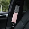 Stylish Grey Pink Bowknot Car Pillow Cushion Anti-slip Car Seat Cover