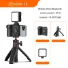 UURIG Smartphone Camera Shutter Remote Handle Grip with Detachable Wireless Remote Control,Three-Speed Adjustable Fill Light for iPhone Samsung Google OnePlus Phones Video/Photo Shooting