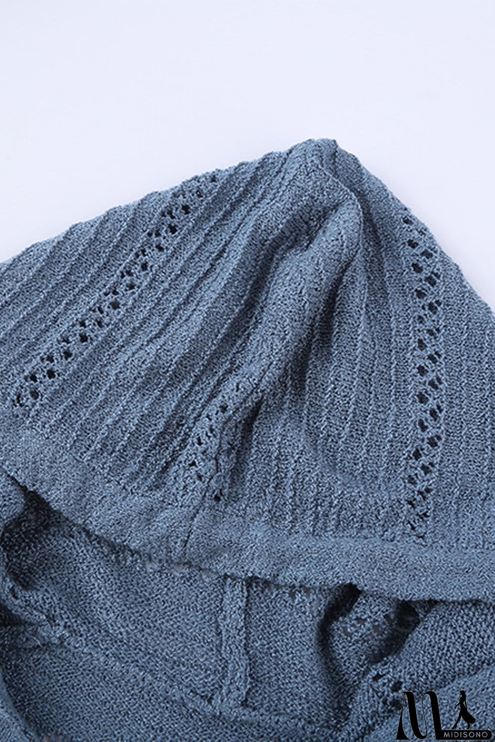 MidiSono - Classic Beach Bonfire Knitted Hoodie