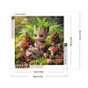 Groot-Peinture diamant ronde compl&egrave;te-40*40cm