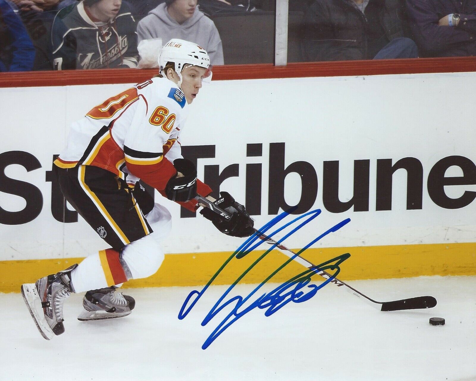 Markus Granlund Signed 8x10 Photo Poster painting Calgary Flames Autographed COA