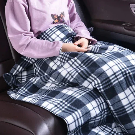 Plaid Blanket Car Electric Blanket