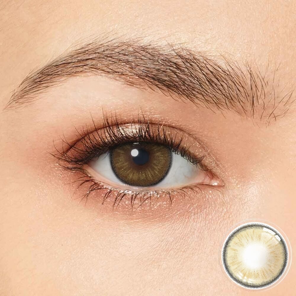 Seattle II Honey Brown Contact Lenses