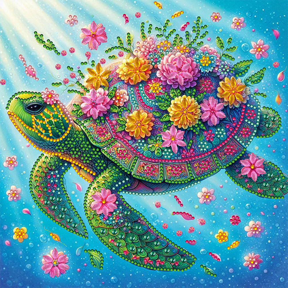 Sea Turtle 30*30cm(canvas) special shaped drill diamond painting