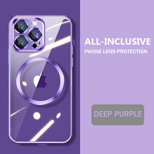 Luxury Electroplating Frame Magnetic Protective Case For iPhone 13/14