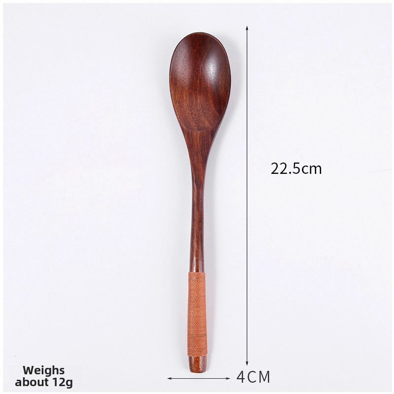 Creative Japanese Tableware Set Phoebe Chopsticks Knife, Fork And Spoon Four-piece Set Wooden Simple Chopsticks And Spoon Set