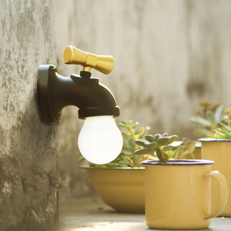 Creative Faucet Night Light - Remind Everyone to Save Water and Electricity