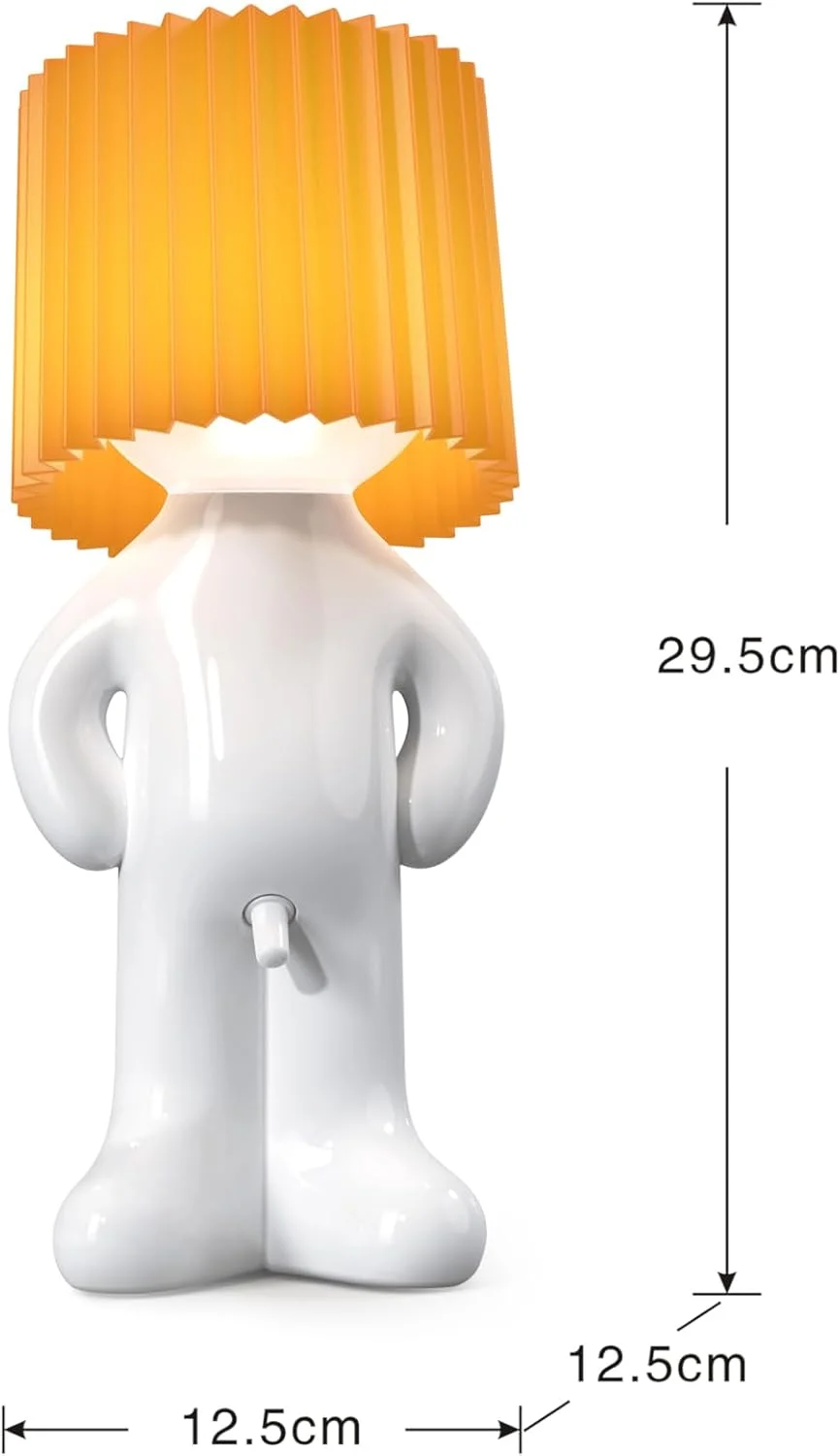 Modest Mike Lamp,Shy Boy Table Lamp, Naughty Little Boy Lamp,Fun Night lamp for Adults,Light Creative Small Night,That Wiener Switch,Gift Valentines Day Present (Yellow-1)