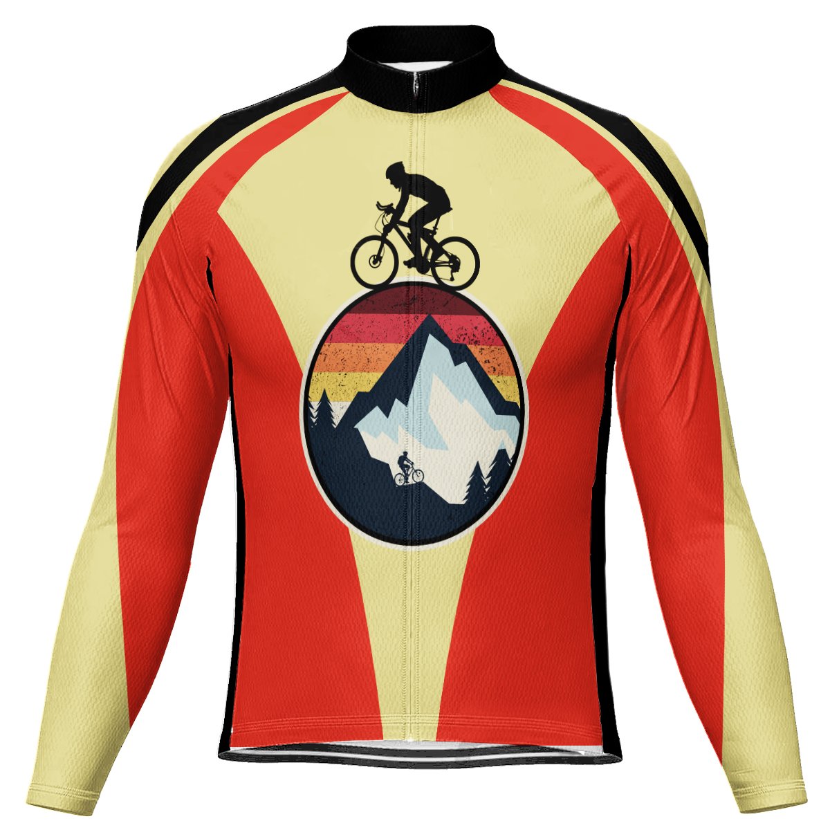 Mtb Cycling Jersey Long Sleeve Cycling Jersey for Men | captainssportss.com
