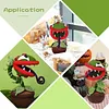 Halloween Crochet Starter Kit, Man-eating flowerBeginner Crochet, Craft Kits For Adults, Easy Crochet For Gift Home Decor
