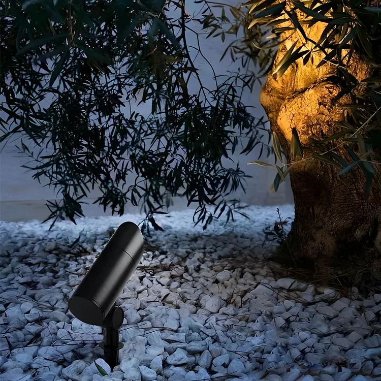 Waterproof Black Modern LED Spotlights Outdoor Spot Lights Lawn Lamp - Appledas