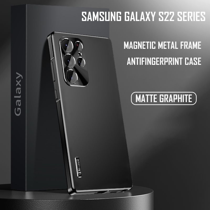 ✨New Year Deal-45% Off✨2022 NEW Metal Magnetic Frame with Matte PC Panel Case Cover for Samsung S22 Series