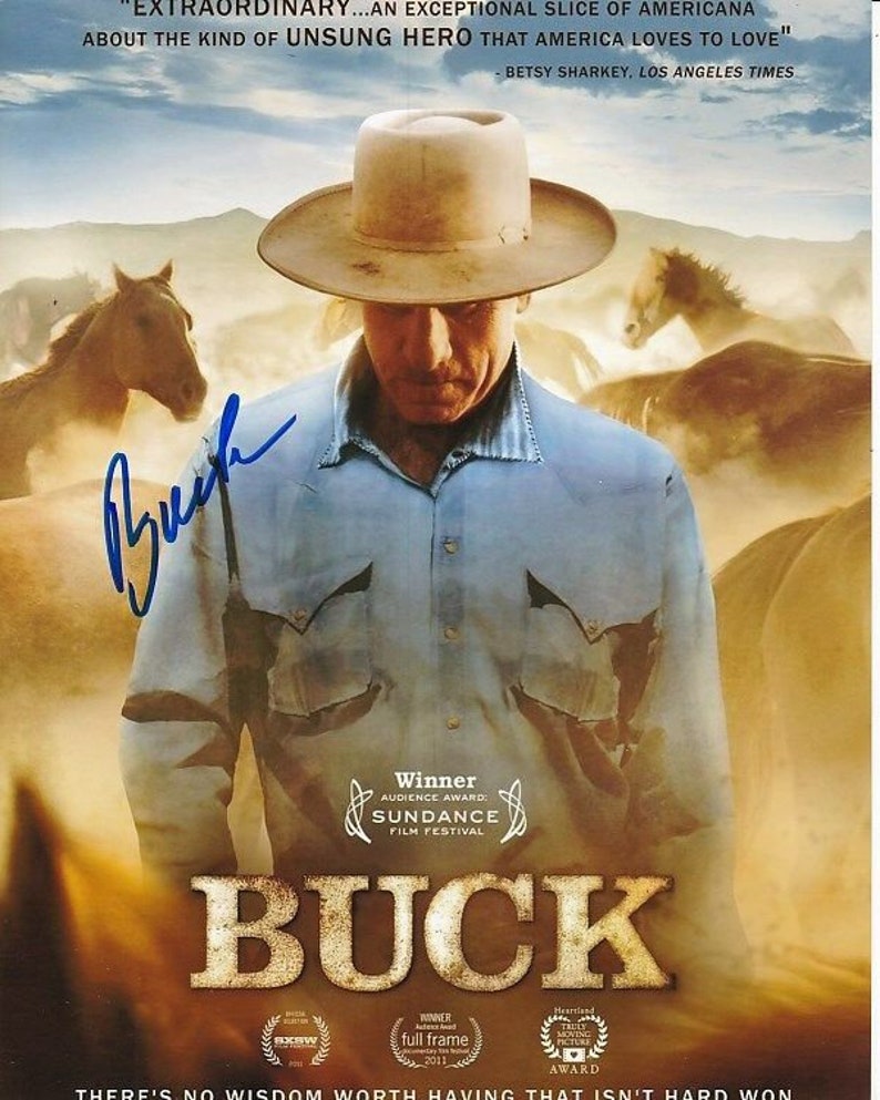 Buck brannaman signed autographed 8x10 Photo Poster painting