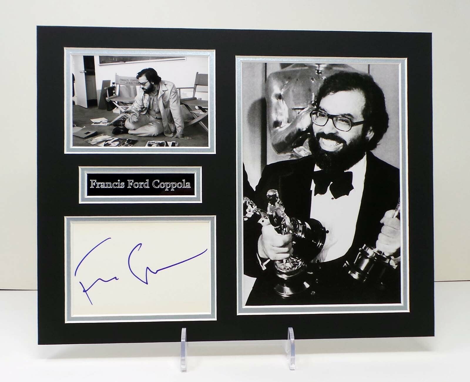 Francis Ford COPPOLA Signed Mounted Photo Poster painting Display AFTAL RD COA Godfather