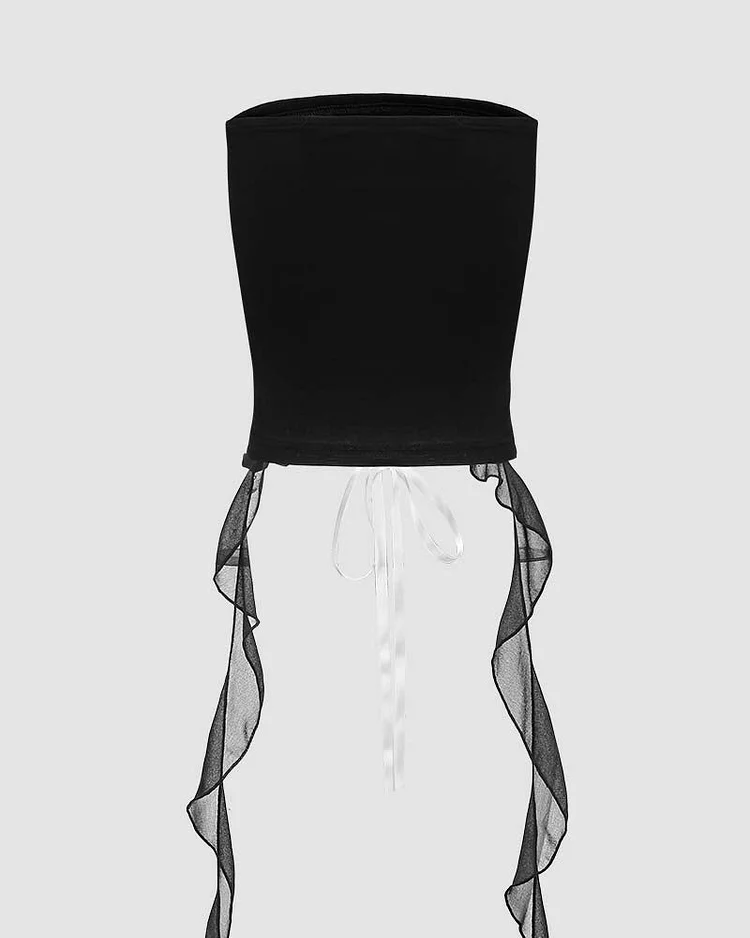 Shoelace Tube Corset Top Shoelace Tube Corset Top