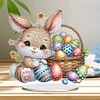 Diamond Painting Easter Egg Bunny Desktop Decoration Rhinestones Ornament