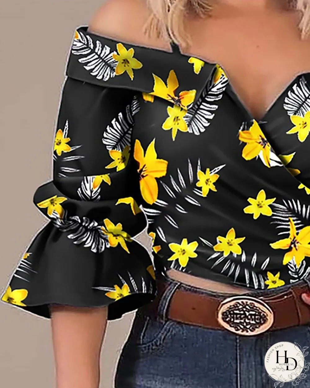 Floral Print Top for Women