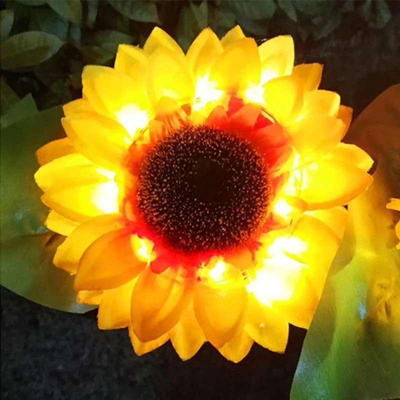 Incredible Solar Powered Sunflower Lights