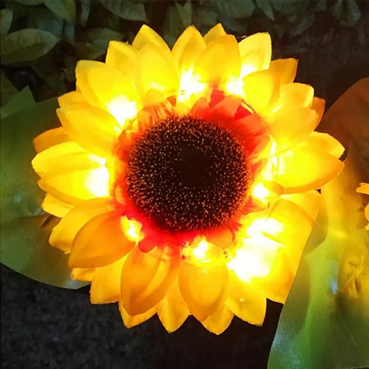 Incredible Solar Powered Sunflower Lights