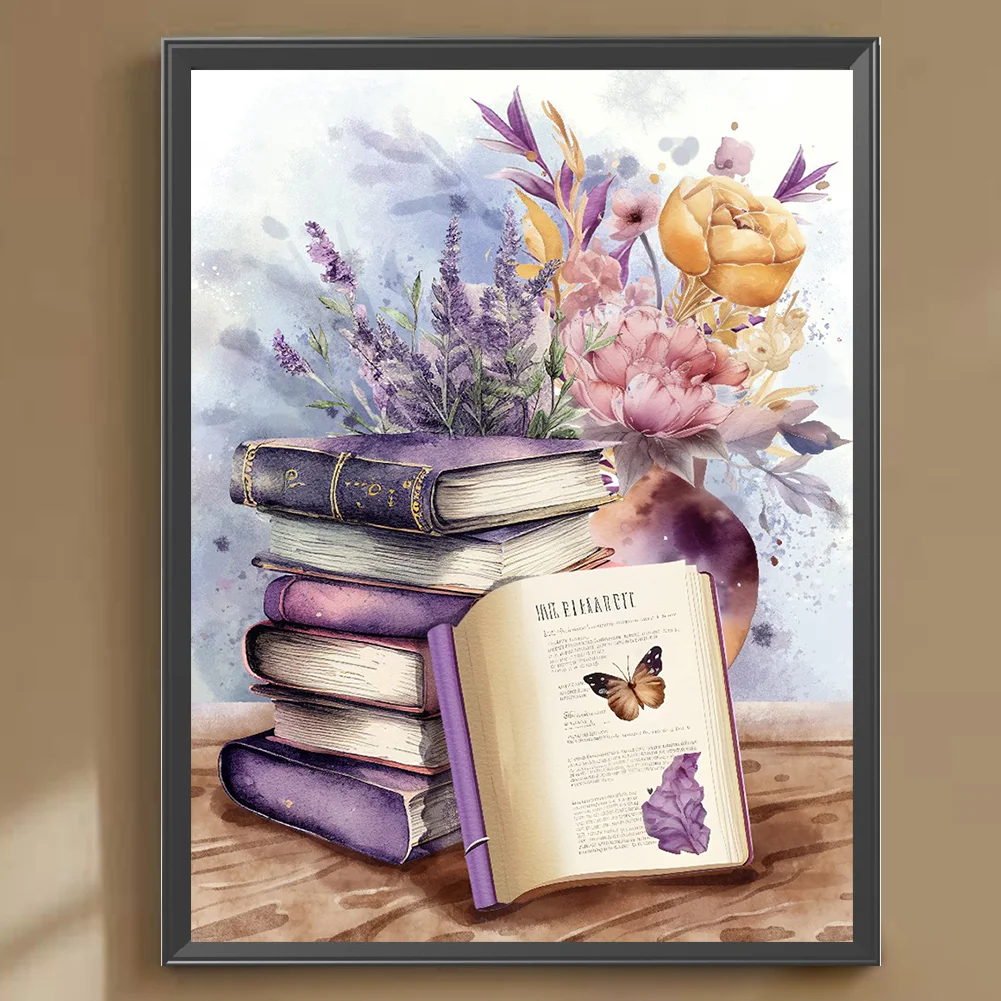 Diamond Painting - Full Round Drill - Lavender(30*40cm)
