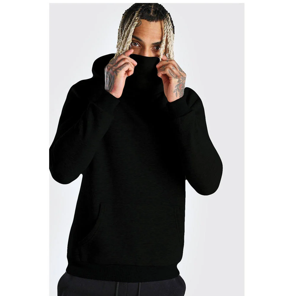 Custom New Fashion Oversized Pullover Blank Plain Hooded Sweatshirt Mens Hoodie Hip Hop Hoodie XXXL