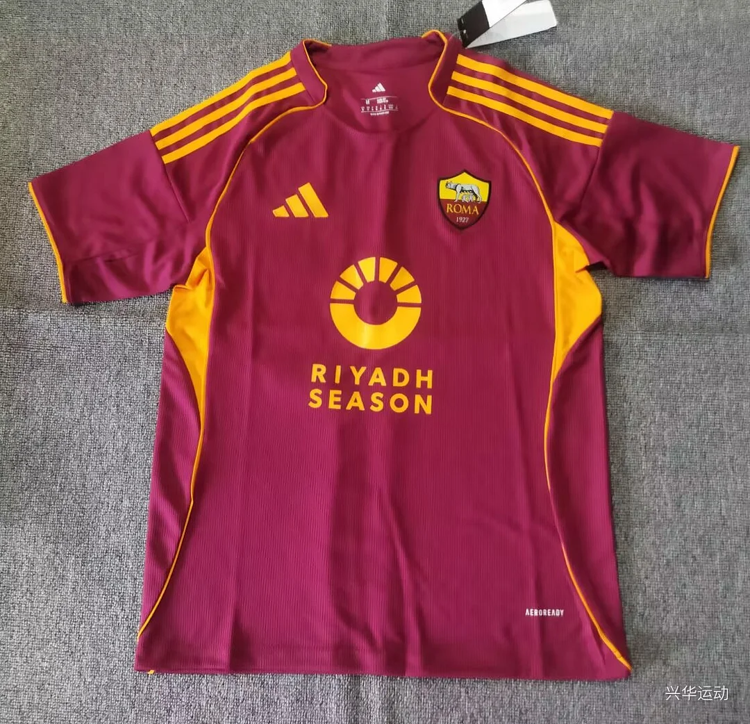 25/26 Roma Home Thai Quality Football shirt 