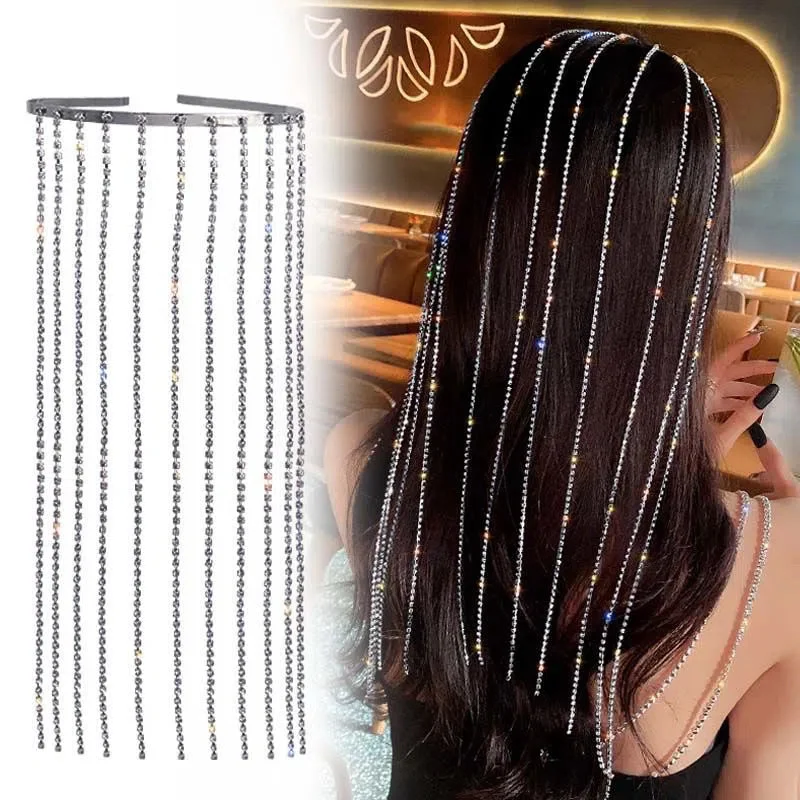 Diamond Tassel Headband Hairband