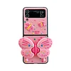 For Z FLIP series, with stand, shockproof heavy duty butterfly case