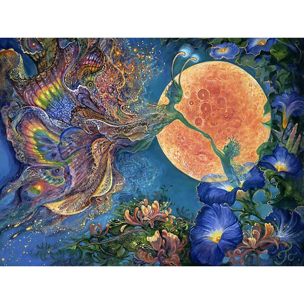 

45*35CM - Round Drill Diamond Painting - Mermaid, 501 Original