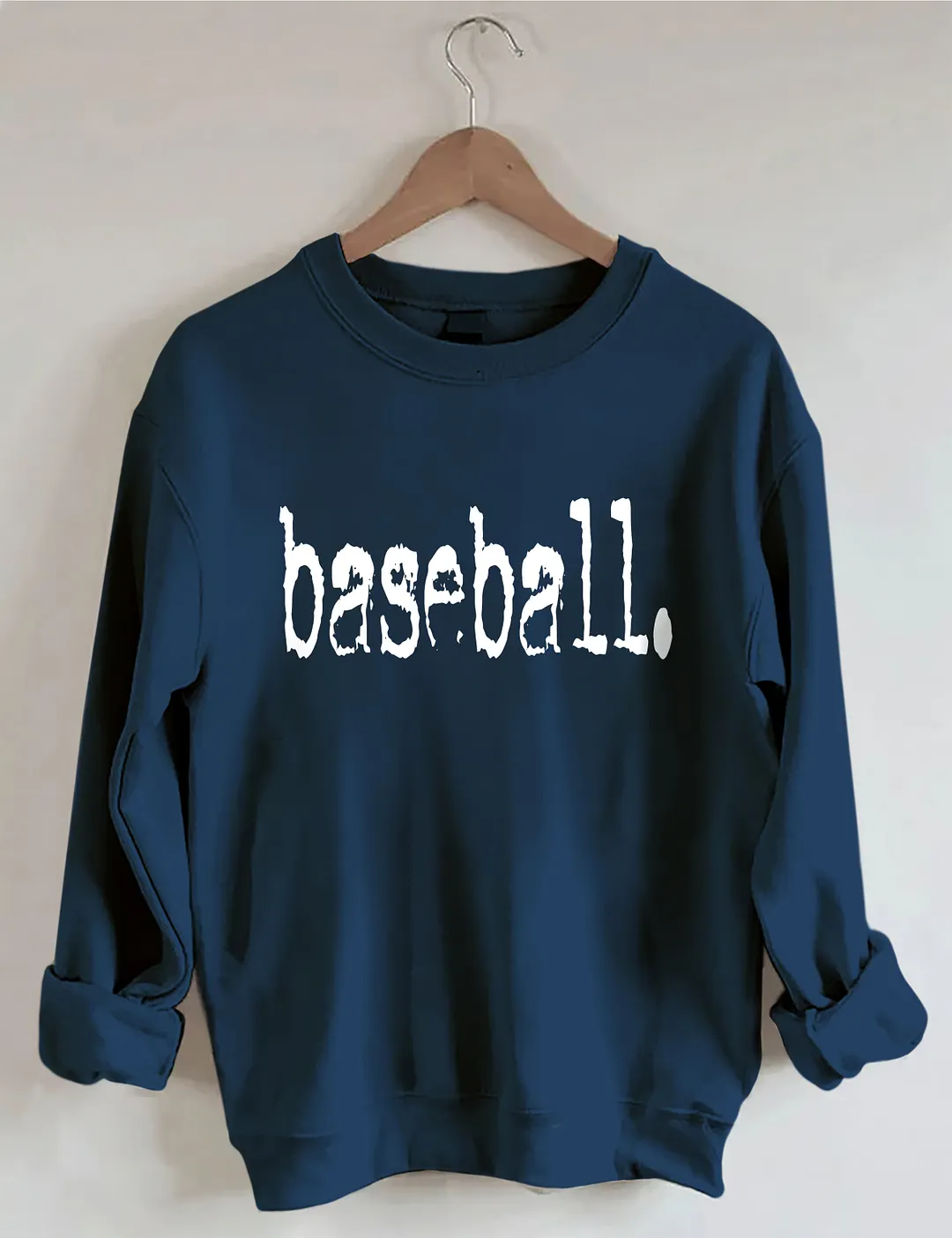 Baseball Typography Design Sweatshirt