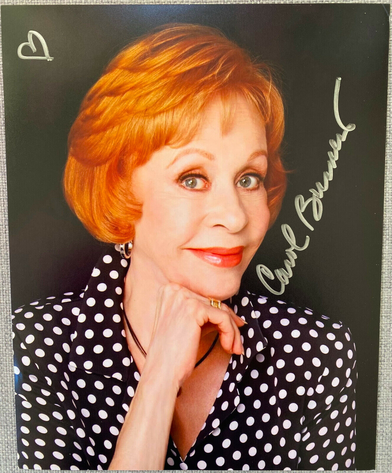 Carol Burnett Signed In-Person 8x10 Color Photo Poster painting - Authentic, Comedy, Legend