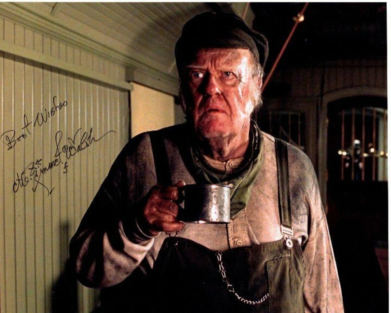 M. emmet walsh signed autographed wild wild west coleman Photo Poster painting