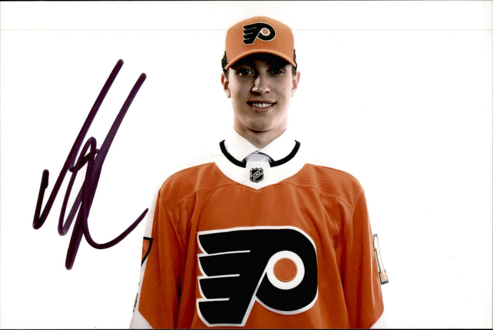 Isaac Ratcliffe SIGNED 4x6 Photo Poster painting PHILADELPHIA FLYERS #3