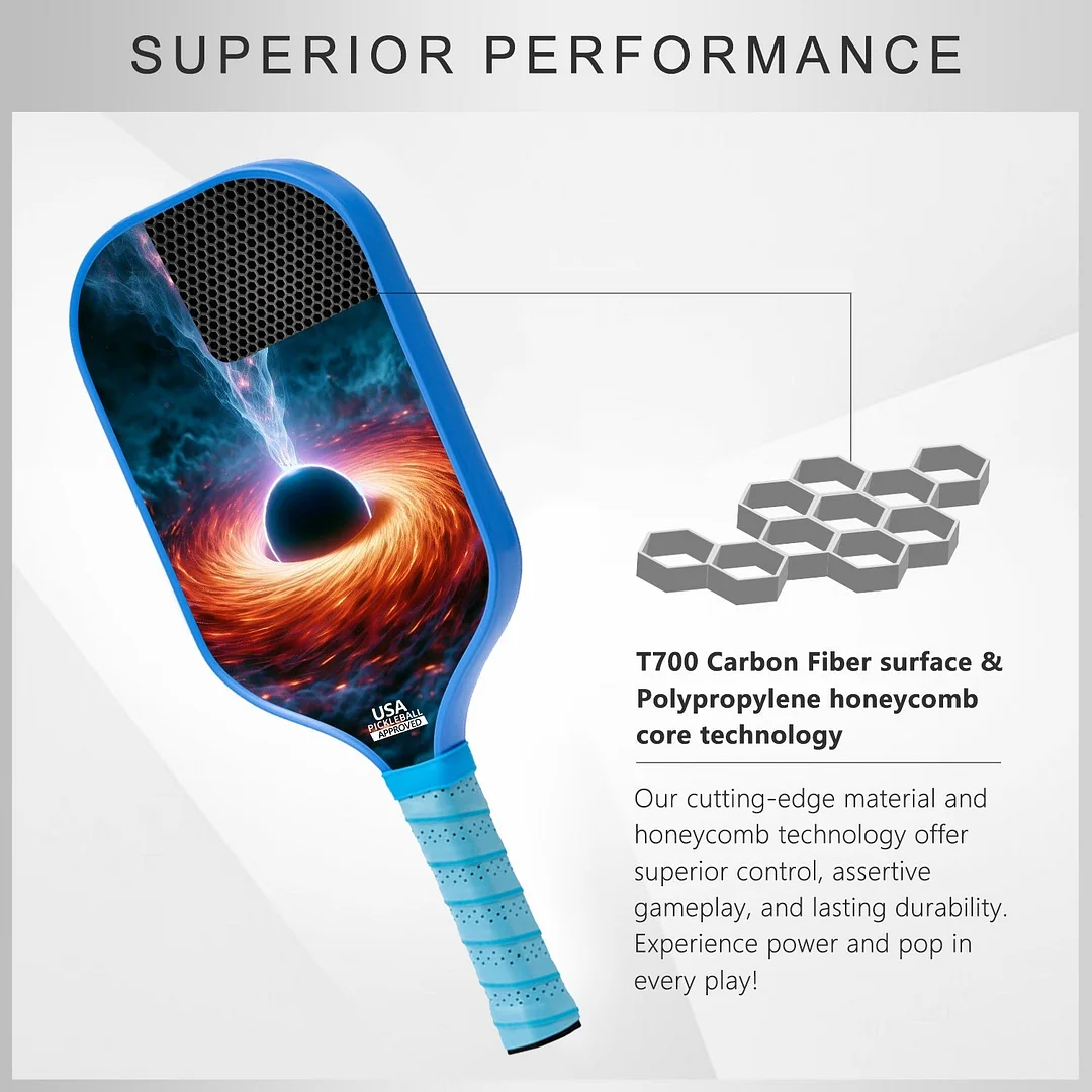 Original Paddle (16mm) T700 Sandblasted Carbon Fiber-Astro Ace