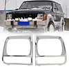 1 Pair Headlight Frame 5EM72SW1 Headlamp Bezel Cover for Jeep Cherokee 1998-2002