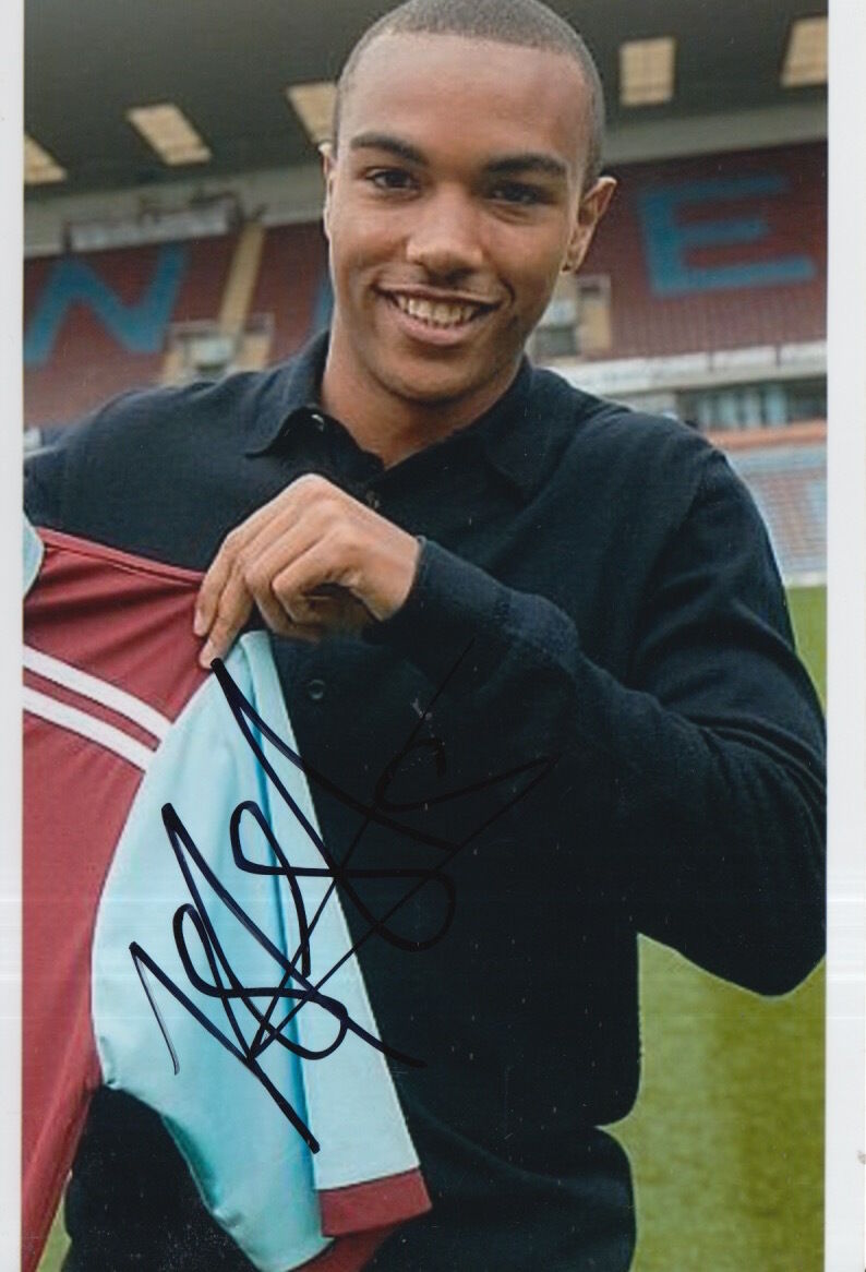 BURNLEY HAND SIGNED JUNIOR STANISLAS 6X4 Photo Poster painting 1.