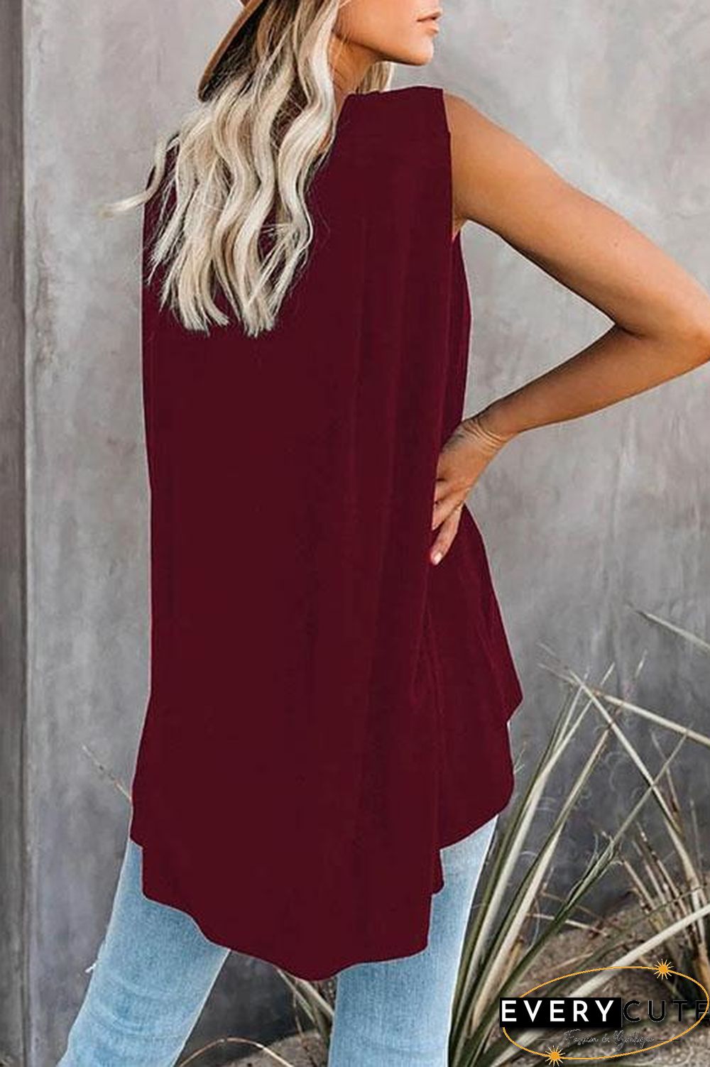 Basic Solid Top T-shirt