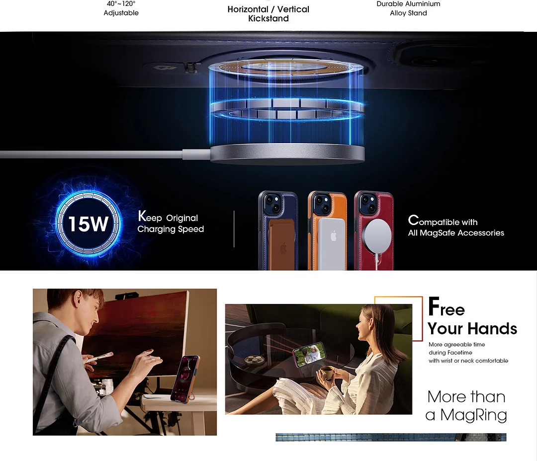 iPhone series mobile phone leather protective case