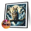 Diamond Painting-DIY Full Round Drill Owl(45x45cm)