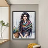 Bohemian Woman-11CT Stamped Cross Stitch 50*60cm/19.69*23.62in(Big Size)