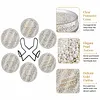[Upgrade]6pcs/set DIY Diamond Painting Waterproof Case Classic Sweet Pearl Art Coaster Gift Decor Set