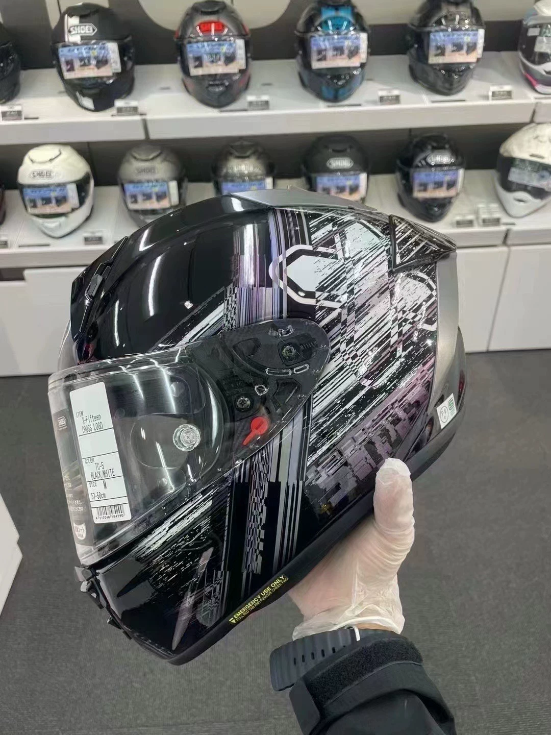 Shoei x15 X symbol bright black bright white matte black Popular models on the market