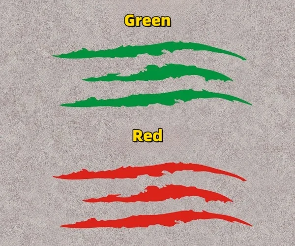 Car Headlight Decorative Paw Car Sticker