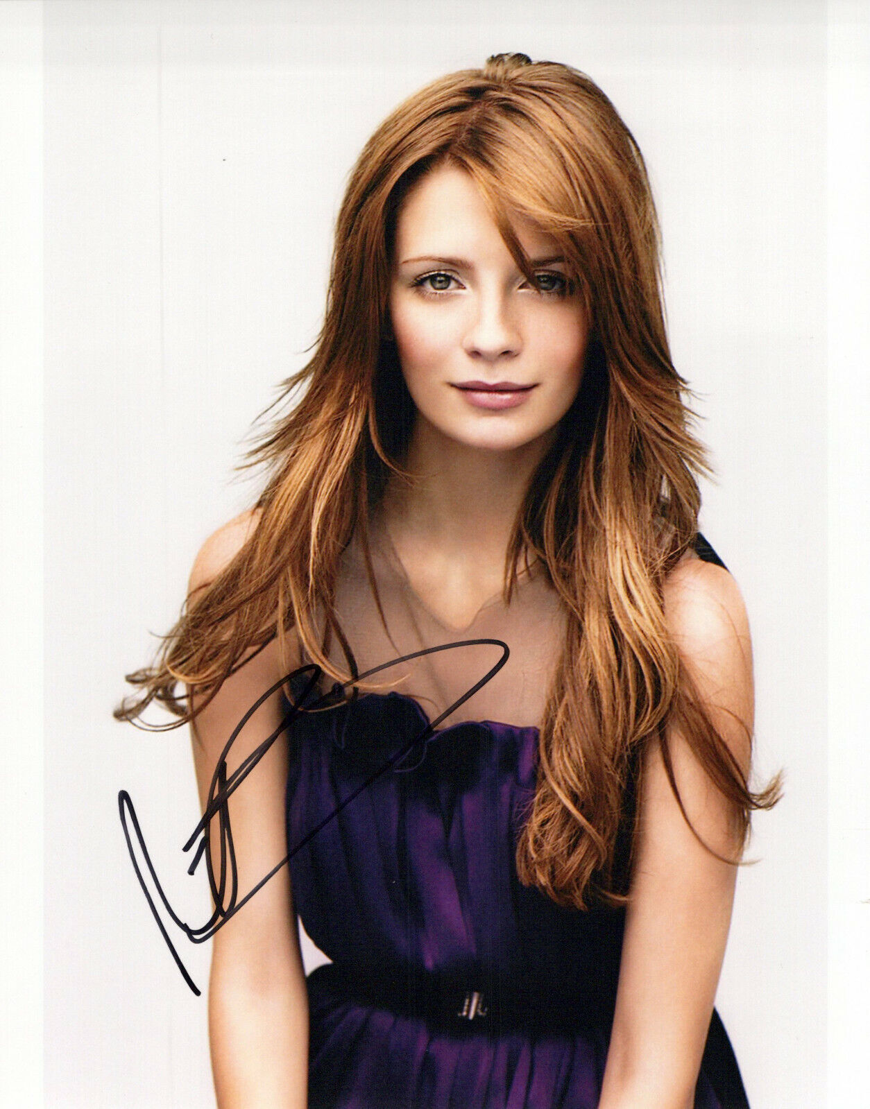 Mischa Barton glamour shot autographed Photo Poster painting signed 8x10 #6