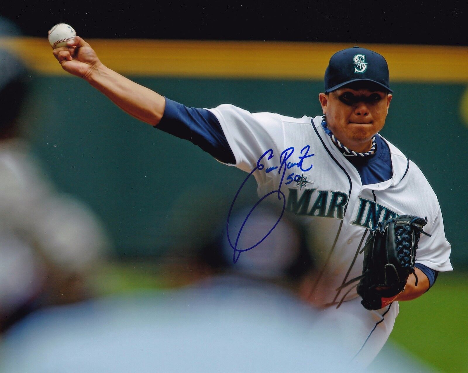 Erasmo Ramirez autographed 8x10 Seattle Mariners#S909