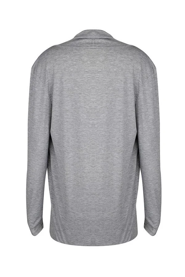 Cowl Neck Asymmetric Hem Pleated Bodice T-Shirts