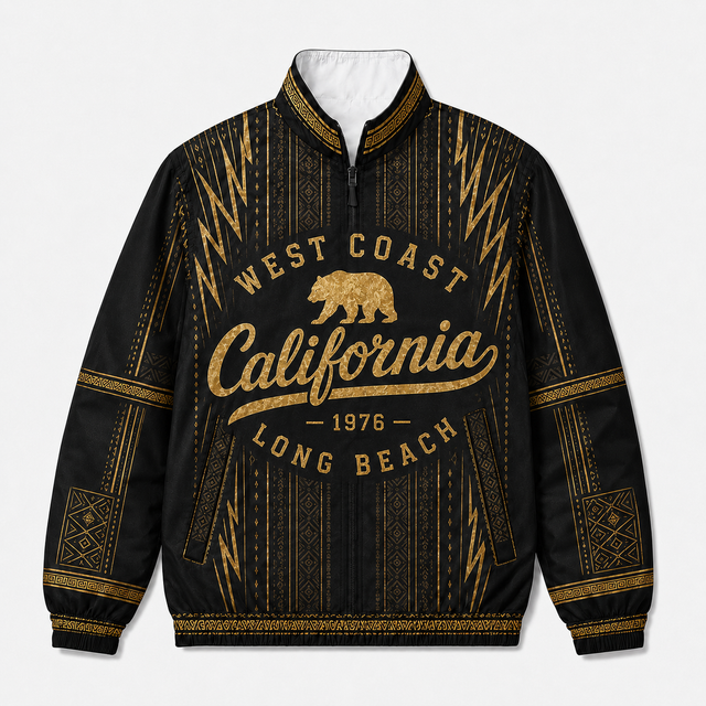 Varsity West Coast California Half Zip Pullover